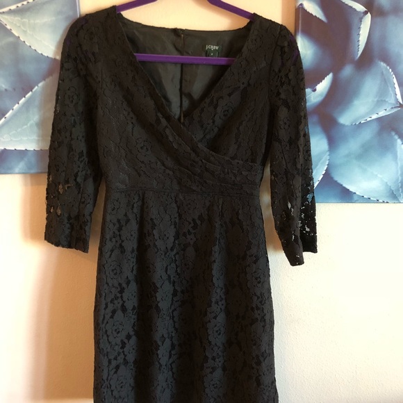 Timeless Black Lace J Crew Dress - Picture 1 of 4